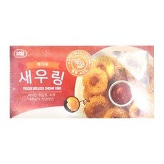 비비수산 새우2마리가 통째로 들어가 식감이 살아있는 통새우링 736g, 1box