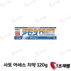 사토 아세스 치약 민트향 120g 일본 1초재팬 직배송, 1개