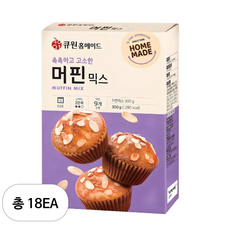 큐원 홈메이드 머핀 믹스, 300g, 18개