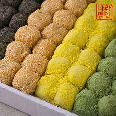 팥앙금 오색경단 3kg 4박스 (20g 600개) 대용량 백일 첫돌 행사 생일떡 행사 나라떡, 12kg, 1세트