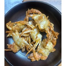 압구정맛집 통째로 튀겨 바삭고소한 베이비크랩 튀김 맥주안주 별미간식 빠른새벽배송, 2개, 150g