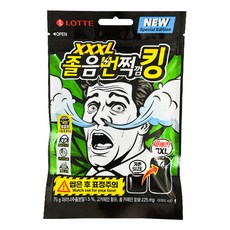롯데 졸음번쩍껌킹 75g x 1개 트리플엑스라지