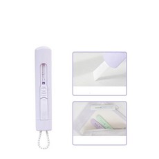 미니 단색 실용 나이프 상자 커터 도자기 손 종이 사무용품, 보라색, 1개