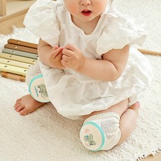 스타도어 유아용 러블리자수 메쉬 무릎보호대 2p 자동차 1개 상품 이미지
