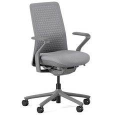  Branch Verve Chair - 윤곽이 잡힌 시트 백과 조절 가능한 요추 받침대가 있는 고성능 이그제큐티브 사무실 의자 알루미늄 베이스가 고밀도 폼 쿠션 최대 124.7kg(, 루나 
