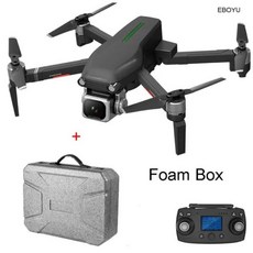 RC헬기EBOYU-X1 GPS RC 드론 5G WiFi FPV ESC 4K HD 전면 카메라 + 720P 다운 루킹 쿼드콥터 rtf의 접이식