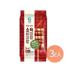[청정원] 소떡소떡 소시지랑 떡이랑 440g (100gx4개입) x3개, 상세 설명 참조