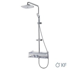 조NL_선반형 해바라기샤워기 KFB-13000 - 화이트 : FZ@V70894m/S ◑세면기, 옵션무