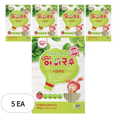 치키몽키 우리밀 아이국수, 150g, 5개