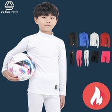 깡스포츠 유소년 축구 이너웨어 풋살 야구 농구 기능성 긴팔 티셔츠 기모 내복 발열 내의