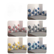 충격방지 벽매트 소프트벽 패널 셀프 접착 인테리어, 옐로3색 폭1.5x높이0.87m, 1개