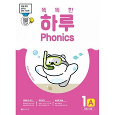 밀크북 똑똑한 하루 Phonics 1A+1B 세트 A 자음과 모음 + B 단모음 매일 매일 쌓이는 영어 기초력, 도서