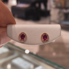 14k루비침귀걸이