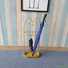 우산 보관대 보관함 대용량 우산꽂이 가정용 공간활용, 황금색 우산 꽂이, 골드 우산꽂이