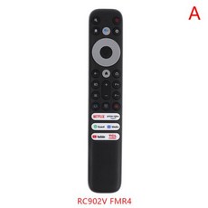 음성 리모컨 TCL TV Semote 제어 RC902V FMR2 FMR4 5 7 6 9 FMR 1 FAR1 에 적합 1PC, 2) RC902V FMR4, 1개