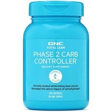 GNC 토탈 린 페이즈 2 카브 컨트롤러 캡슐 120개