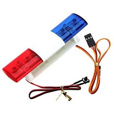 LAFEINA RC 모델 LED 경찰 야간 플래시 라이트 램프 110 18 RC HSP Traxxas Tamiya CC01 4WD Axial SCX10, One Color_One Size, One Color_One Size, One Color