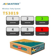 품질보증 AVMATRIX 무선 멀티 카메라 탈리 시스템 PTZ 원격 제어 비디오 스위처 Vmix 램프 TS3019 433Mh