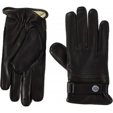 [덴츠] 양 가죽 캐시미어 라이닝 글로브 대비 스티치 15-1109 남성 BLACK / Tan / Beige UK 8H (일본 사