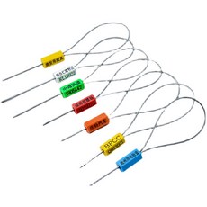 컨테이너 와이어 봉인씰 트럭 500 옐로우 100P 트레일러 25CM 와이어씰 화물트럭, 500개