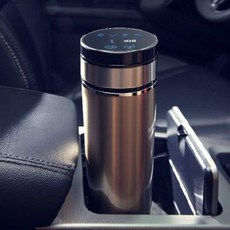 차량용커피포트 12볼트 24V 자동차보온병 전기 난방용 물컵 쿨링포트 12V 끓인 물통, 03 샴페인골드세트 [1224V 지원]