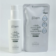 메이크프렘 세이프 미 릴리프 모이스처 클렌징밀크 200ml + 리필 100ml, 1세트