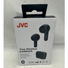 JVC 트루 무선 이어버드 무선 헤드폰 w/충전 케이블 & 케이스 - HA-A3T