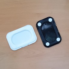 상인몰 까꿍 놀이 물티슈캡 물티슈뚜껑 접착 사각, 1개, 검정색