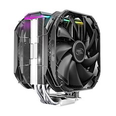 i710700 DEEPCOOL-AS500 PLUS 5 히트 파이프 CPU 쿨러 220WTDP 라디에이터 140mm 무소음 냉각 팬 인텔 L, 01 없음 RGB_01 AS500