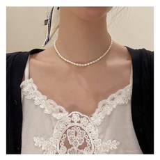 14k천연진주목걸이
