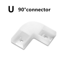 LED 알루미늄 채널 0.5m 3528 5630 5050 스트립 U/V 모양 밀크 화이트 커버 투명, 6개