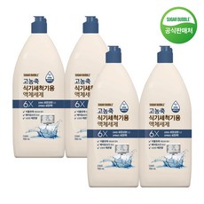 슈가버블 식기세척기 고농축 올인원 액체세제, 4개, 750ml