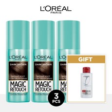 로레알파리 매직 리터치 새치 스프레이 75ml 3개+본드리페어 트리트먼트 100ml
