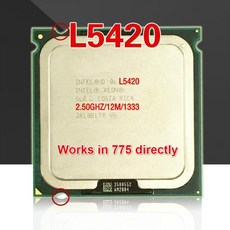 중고 인텔 제온 L5420 2.5GHz 12M 1333Mhz CPU 코어 2 쿼드 Q9300 LGA775 마더 보드 작동, 01 CPU
