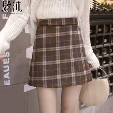 뉴타임즈5 패션 모직 마우니 스커트 쉽게 매치된다 20QZ109302Z