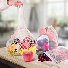 아르바니 젠머레이 과일가방 2type 프롯백 타이백 그물네트 집들이 인싸템, 숄더형 ONE