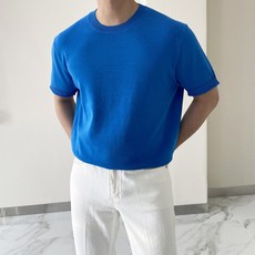 남성린넨니트