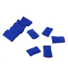 STK 10 조각 Stretchy Finger 보호대 슬리브 지원 농구 배구
