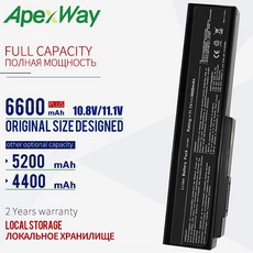 11.1V 6 셀 Asus N61 N61J N61Jq N61V N61Vg N61Ja N61JV N53 M50 M50s N53S A32 M50 A32 N61 A32 X64 A33 M50|노트북 배터리|, 1개(A2), CHINA(A2), 6600 미리암페르하우어(A2)