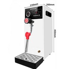 우유 스팀기 밀크 스티머 라떼 음료 카페 매장 워머, 12L 12L/H 보일러 흰색