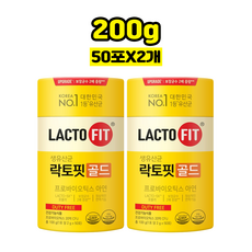 종근당건당 락토핏 생유산균 골드 프로바이오틱스, 100g, 2개