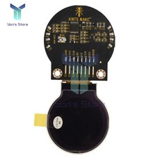 원형 TFT 고화질 LED 디스플레이 스크린 모듈 LCD 모듈용 드라이브 2.2 인치 128x128 AM-055 DC 3.3 5.5V 50mA, [01] 1pc