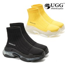 어그 부츠 니트 삭스 스니커즈 호주 여성 UGG 양모깔창 DK