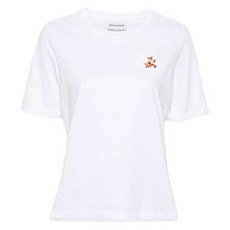 [메종키츠네] 24SS 여성 스피디 폭스 패치 반팔티셔츠 (MW00119KJ0008 P100 24S)