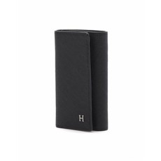 HAZZYS ACC 19FW 헤지스 악세서리 남성 WUWA9F814BK 블랙 로고장식 소가죽 키홀더_Z5D5