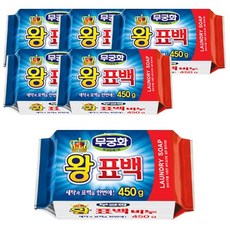 무궁화 왕표백 세탁비누, 450g, 6개