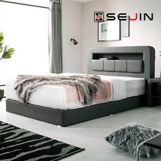 세진침대 크리스 투매트침대+9존독립 20T 매트리스SS, 아이보리