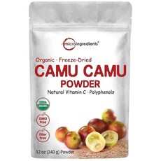 Microingredients CAMU 마이크로인그리던트 카무 비타민C 가루 분말 파우더 227g, 1개