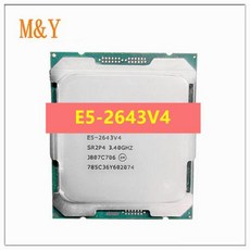 제온 CPU E5-2643V4 SR2P4 3.40GHz 6 코어 20M LGA2011-3 V4 프로세서 E5 배송 2643, 한개옵션0, 한개옵션0