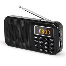 J-725 FM SD USB MP3 by Gemean 휴대 라디오 충전식 와이드 fm(FM만 대응 라디오